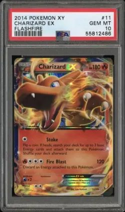 2014 Pokemon XY Charizard EX FlashFire - PSA 10 Gem Mint - Image 1
