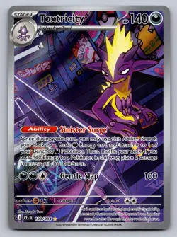 Toxtricity 103/094 Illustration Rare Phantasmal Flames Pokemon Holo Near Mint - Image 1