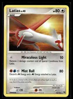 Pokemon TCG Great Encounters #22/106 Latias - Image 1