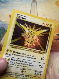 Pokemon TCG Zapdos Holo Rare Card Base Set 16/102 - Image 2