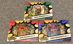 3 Pokemon TCG Ascended Heroes Mega ex Box Bundle Feraligatr Emboar Meganium New - Image 1