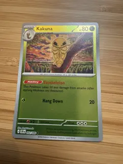 002/086 Kakuna : Reverse Holo Card : Chaos Rising : Pokemon Trading Card Game - Image 1