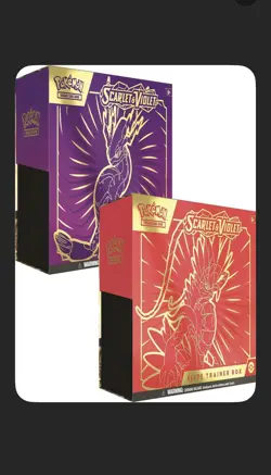 Pokemon TCG: Scarlet & Violet Elite Trainer Box ETB Set Of 2x New Factory Sealed - Image 1