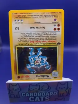 Pokemon TCG Machamp Base Set 1st Edition Holographic 8/102 Rare 1999 WOTC - Image 2