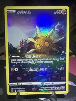 Solrock GG15/GG70 Crown Zenith: Galarian Gallery Pokemon Card NM Holo - Image 1