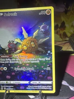 Solrock GG15/GG70 Crown Zenith: Galarian Gallery Pokemon Card NM Holo - Image 2