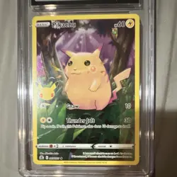 Pokemon TCG Pikachu 005/025 Celebrations Holo Rare ENG 2021 CGC 9 Graded - Image 3