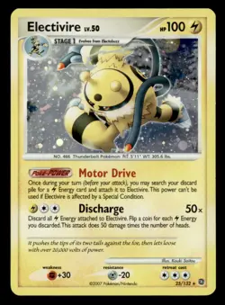 Electivire (DP Secret Wonders) 25/132 Holo Rare Deck Exclusives Pokemon MP - Image 1
