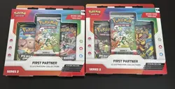 Pokemon First Partner Illustration Collection Series 2 Sealed x2 - Image 1