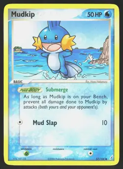 Mudkip 57/100 - Pokemon Crystal Guardians - Common - LP - Image 1