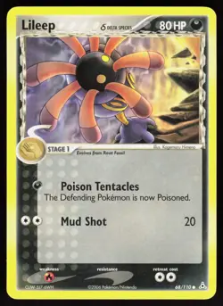 Lileep 68/110 - Pokemon Holon Phantoms - Common - NM - Image 1