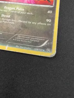 Pokemon Rayquaza 128/124 Dragons Exalted Secret Rare Holo HEAVY PLAYED Poor - Image 2