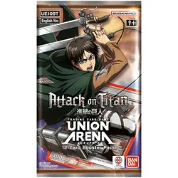 Bandai Union Arena Attack on Titan 12-Card Booster Pack English - Image 1