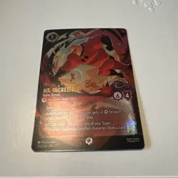 Lorcana Mr Incredible Super Strong Enchanted Wilds Unknown 234/204 - Image 1