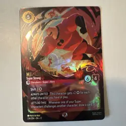 Lorcana Mr Incredible Super Strong Enchanted Wilds Unknown 234/204 - Image 2