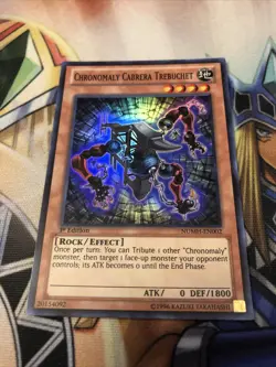 Yugioh- Chronomaly Cabrera Trebuchet (Super Rare) (1st Edition) - NUMH-EN002 (P) - Image 1