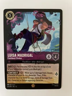 Disney Lorcana TCG: Luisa Madrigal - Confident Climber Legendary 60/204 EN 12 - Image 1