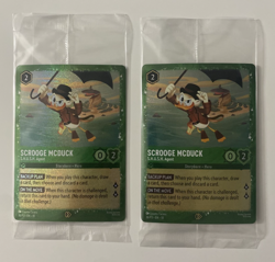 Disney Lorcana - Scrooge McDuck S.H.U.S.H Agent Sealed Promo - 36/P3 NM Set of 2 - Image 1