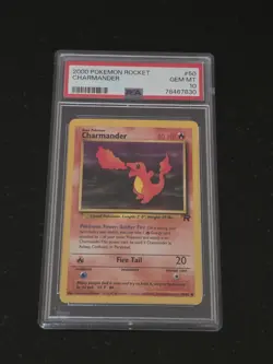 Pokemon Charmander #50/82 Team Rocket 1999-2000 First Edition psa 10 - Image 1