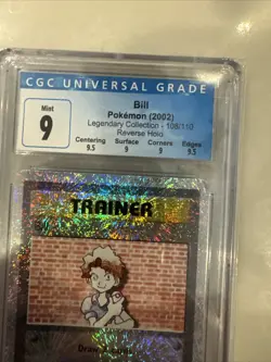 Pokemon TCG Bill Legendary Collection Reverse Holo 108/110 CGC 9 - Image 3
