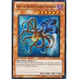 Yugioh - Ally of Justice Enemy Catcher (Super Rare) (Unlimited) - HA02-EN020 P - Image 1