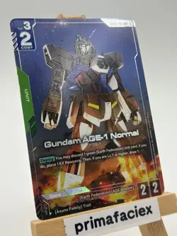 Gundam Card - Gundam AGE-1 Normal - GD02-021 LR+ - Image 2