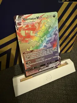 Pokemon TCG Eternatus VMAX Darkness Ablaze Rainbow full art Card 192/189 (NM) - Image 1