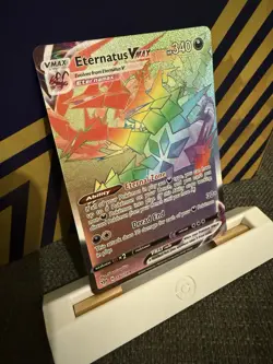 Pokemon TCG Eternatus VMAX Darkness Ablaze Rainbow full art Card 192/189 (NM) - Image 2