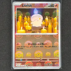 Litwick - 016/086 - Pokeball Holo - White Flare - Pokemon Card - NM/M - Image 1