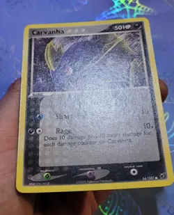 Carvanha 56/107 EX Deoxys Pokemon Card NM - Image 4