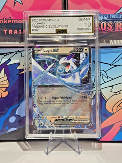 Lugia ex 082/131 Prismatic Evolutions Ultra Rare Pokemon Card AGS 10 Gem Mint - Image 1