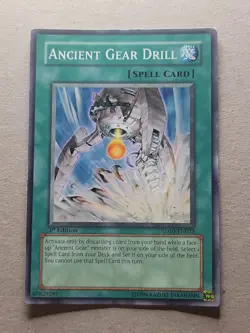 Ancient Gear Drill - SD10-EN022 - 1st Edition - YuGiOh-LP - Image 1