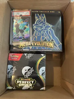 Pokemon booster, ETB, card lot - Image 1