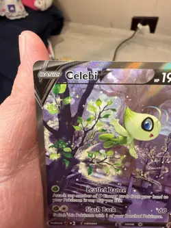 Pokemon TCG Celebi v 245/264 Fusion Strike Alternate Art Rare Holo Card - Image 2