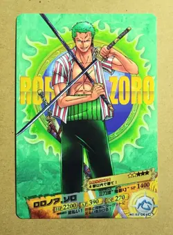 ONE PIECE AR Carddass Roronoa Zoro 02-06 - Image 1