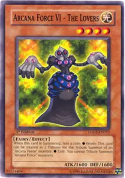 Yugioh! MP Arcana Force VI - The Lovers - LODT-EN012 - Common - Unlimited Editio - Image 1