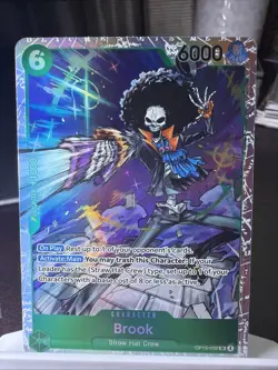 One Piece TCG Brook OP15-032 SR Foil English - Image 1