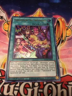 Yugioh Libromancer First Appearance BACH-EN090 1st Edition Ultra Rare NM - Image 1
