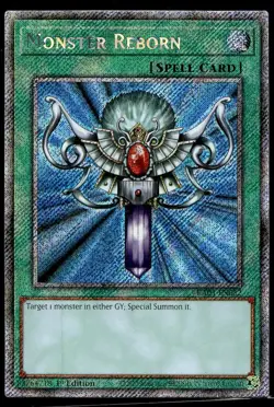 Monster Reborn (Platinum Secret Rare) - RA03-EN052 - 1st Edition - YuGiOh - Image 1