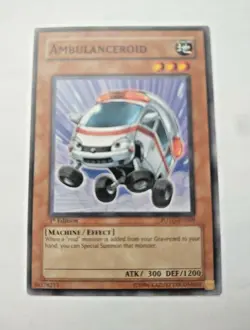 Yu-Gi-Oh! TCG Ambulanceroid POTD-EN009 1st Edition Common - Premium NOS - Image 1