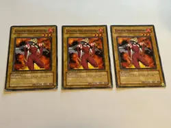 3x Elemental Hero Burstinatrix - YSDJ-EN006 Yugioh Yu Gi Oh! 3 x3 Playset 1st - Image 1