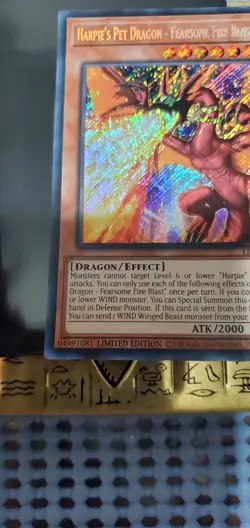 Yugioh! Harpie’s Pet Dragon LDS3-EN138 Secret Rare 1st Edition - Image 5
