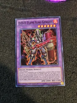 Yugioh! LP D/D/D Flame King Genghis - CT13-EN005 - Super Rare - Limited Edition - Image 1