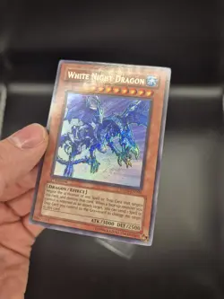 Yu-Gi-Oh TCG White Night Dragon 1st Edition Secret Rare NM Condition ANPR - Image 4
