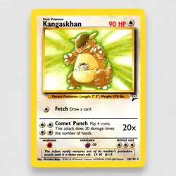 Kangaskhan 026/130 Base Set 2 Rare Pokemon TCG LP - Image 1