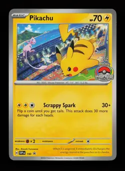 Pikachu SVP 190 Promo Scarlet & Violet Promo Pokemon Cards - Image 1