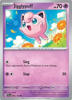 Jigglypuff #083/193 Sv02 Paldea Evolved Common Reverse Holo Pokemon TCG NM - Image 1