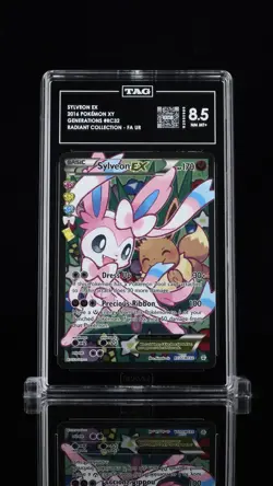 TAG 8.5 Sylveon EX RC32/32 Generations Radiant Collection 2016 English Holo - Image 1