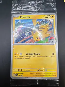 Pokemon TCG Pikachu 190 Black Star Promo World Championships 2024 SVP EN Sealed - Image 1