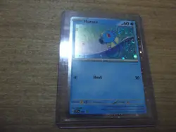 Horsea SVP 137 DOUBLE Swirl Holo Promo Black Star Pokemon Card 2024 PF - Image 1